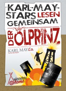 Plakat für die Aktion "winnetou@home"