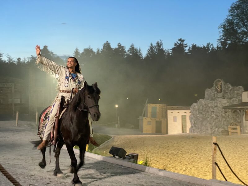 Glücklicher "Winnetou" Ivica Zdravkovic