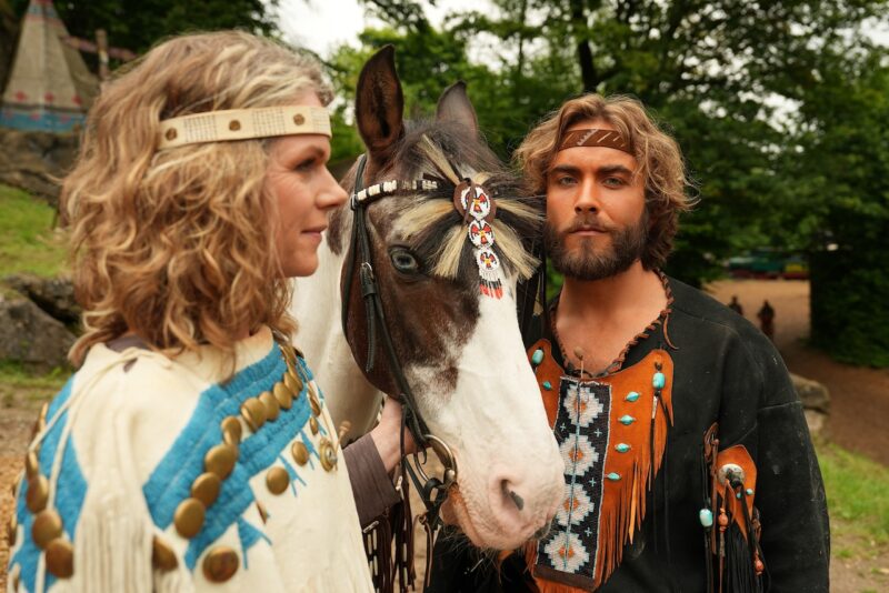 Tina Mester und Jonathan E. Weiske / Elspe 2024 (Foto: KARL MAY & Co. Margref)
